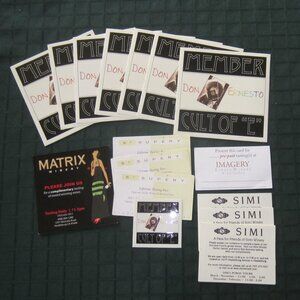 VINEYARD COLLECTIBLES - 17 pc. lot, California, Imagery, Matrix, Simi, St Supery